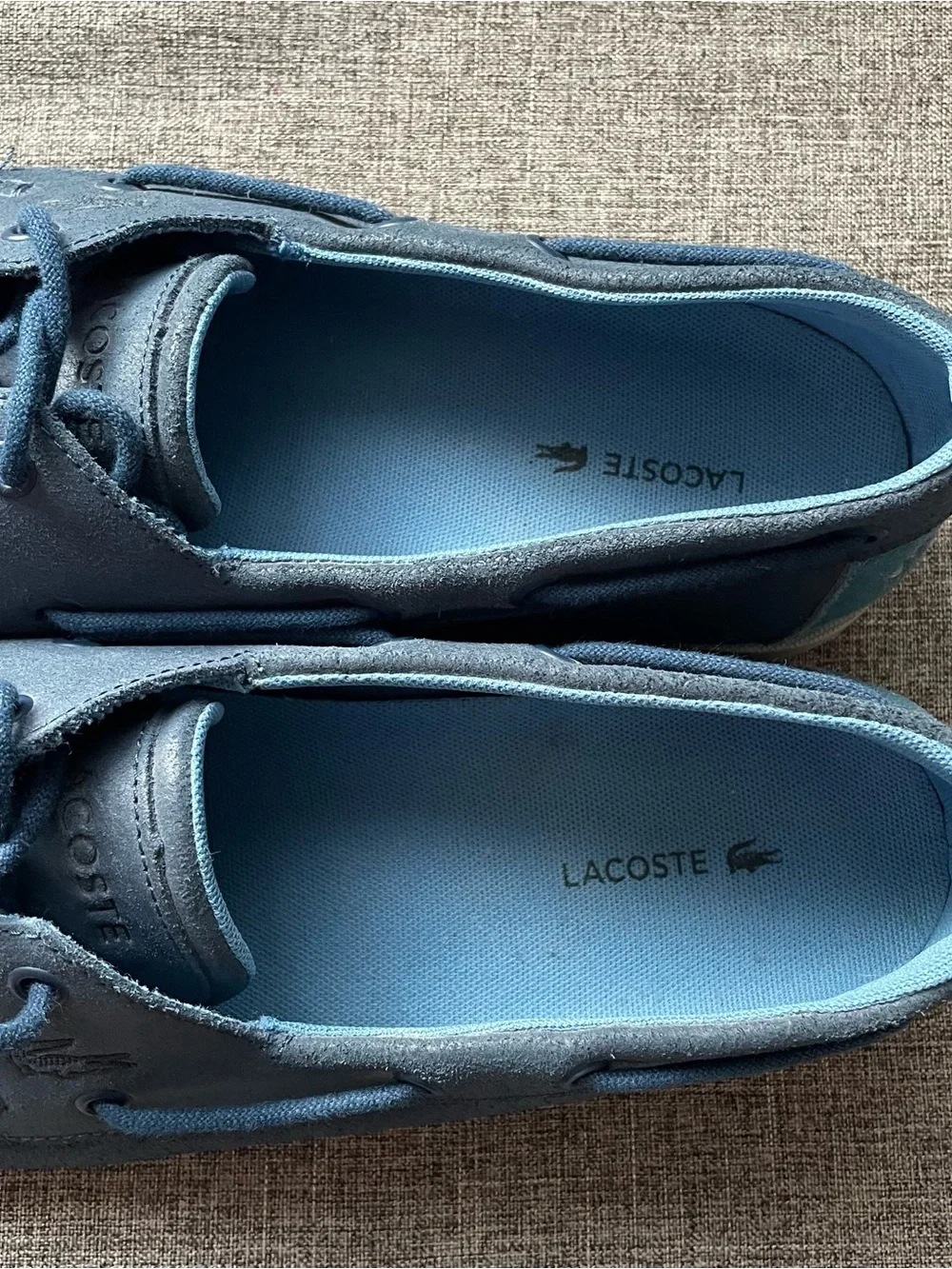 Lacoste Navire Leather Boat Shoes Men’s